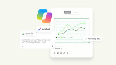 A screenshot of a computer screen displaying the word Analyst.