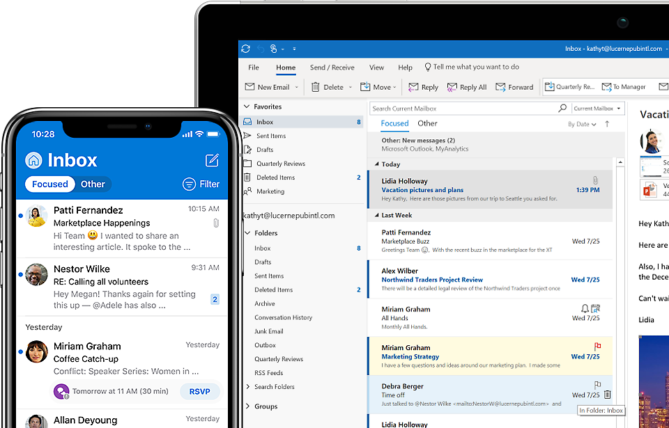 Microsoft Outlook dành cho doanh nghiệp – Microsoft