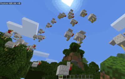 Chicken Rain animated