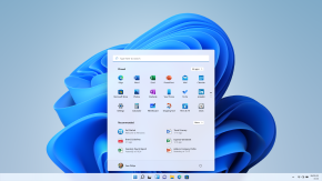 Tela da área de trabalho do Windows 11.