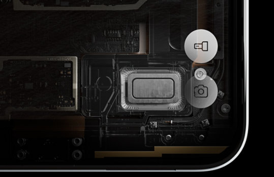 A close up of Surface Duo 2 internal audio hardware.