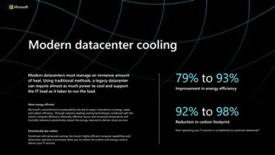 現代化資料中心冷卻技術的資訊圖表