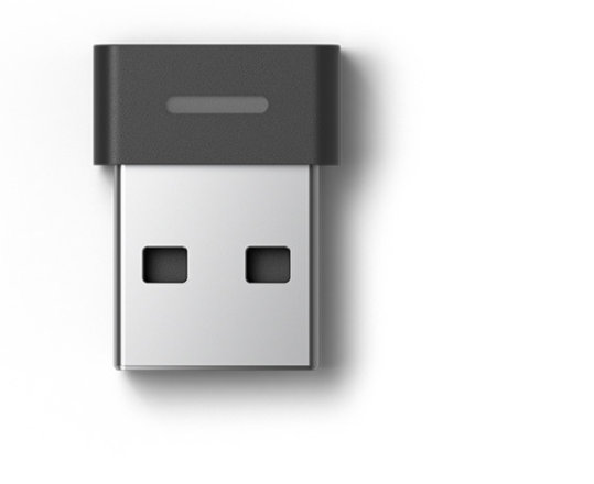 Close-up view of the USB Link