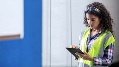 Maschinen in einem Lager