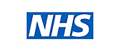 A logo of a NHS