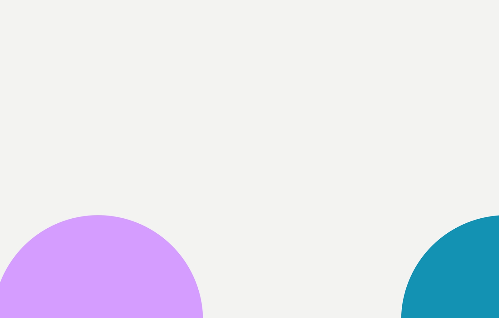 A purple and blue circles on white background
