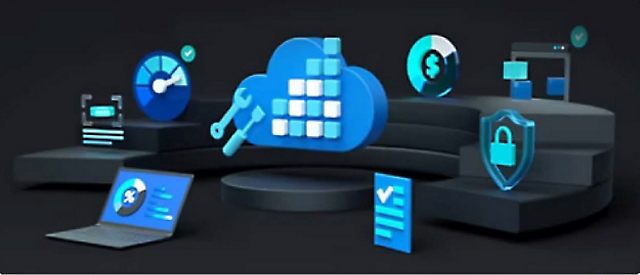Icons representing remote data storage in the cloud