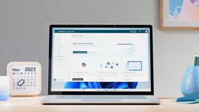 A laptop with Microsoft Copilot Studio on the screen.