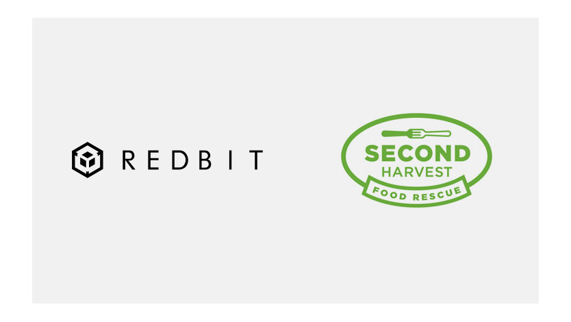 RedBit Dev & Second Harvest logos