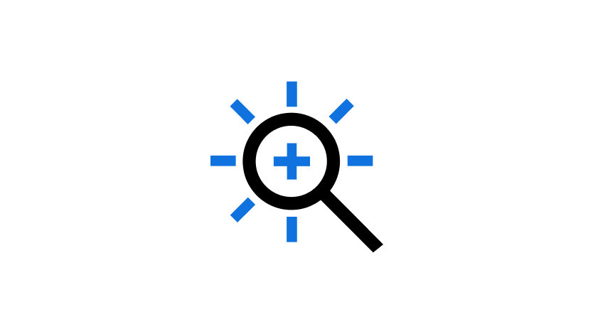 Icon of search engine plus.
