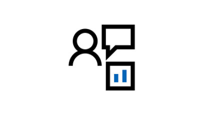 icon representing engagement and analytics.