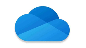 Blue OneDrive icon