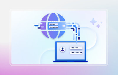 Imagen de un portátil con un globo terráqueo conectado a él.