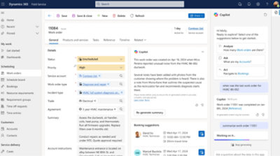 Una ventana que muestra los pedidos de trabajo abiertos en ella.