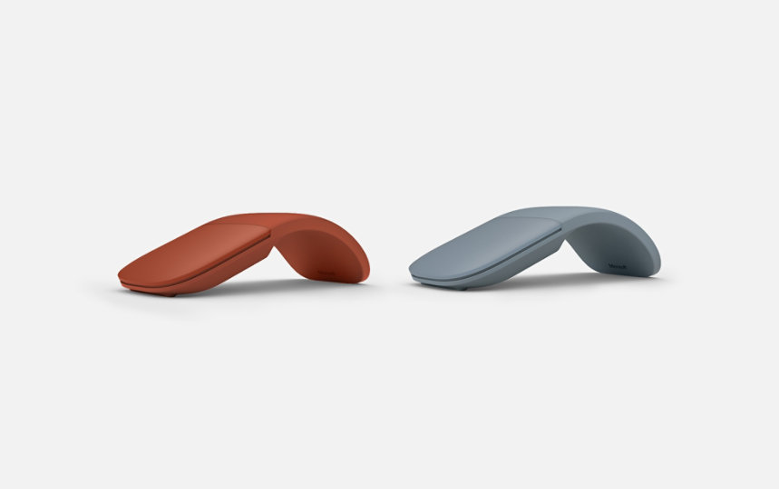 Surface Arc Mouse in multiple colours.