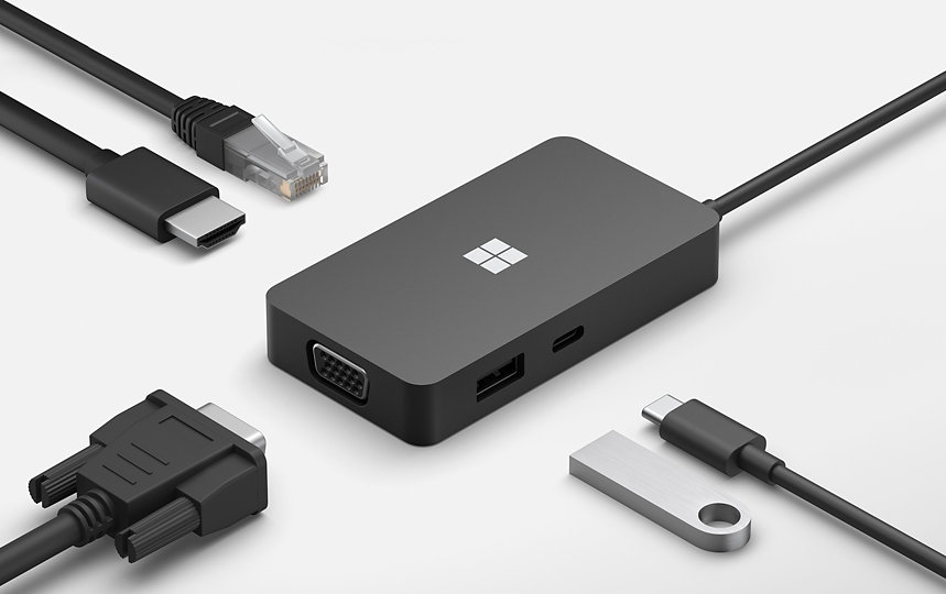 Acheter le hub de voyage Microsoft Surface USB-C® pour les entreprises -  Microsoft Surface
