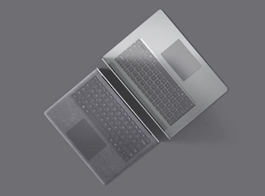 Surface Laptop 4 para empresas en platino.
