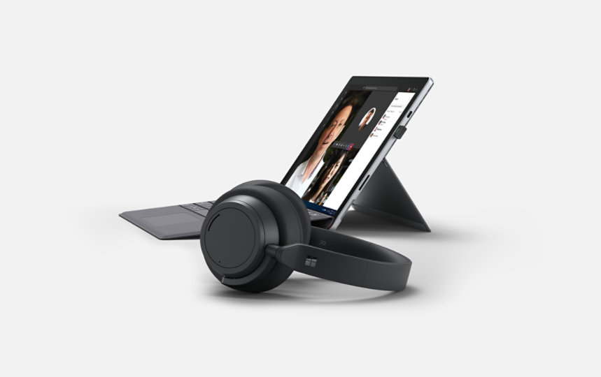Surface Headphones+ et Surface Laptop 4 pour les entreprises.