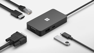 Surface USB-C Travel Hub para Empresas.