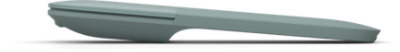 Microsoft Arc Mouse in Salbei, flach – Seitenansicht