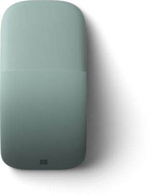 Microsoft Arc Mouse in Salbei – Ansicht von oben