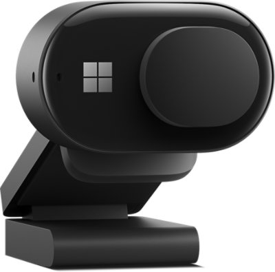 Pohled zepředu šikmo na Microsoft Modern Webcam