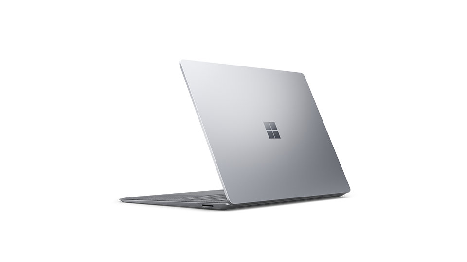 Back view of Surface Laptop 3 that highlights the slim design.