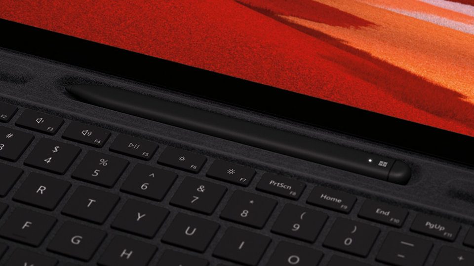 スリム ペン付き Surface Pro X Signature キーボード – Microsoft Store