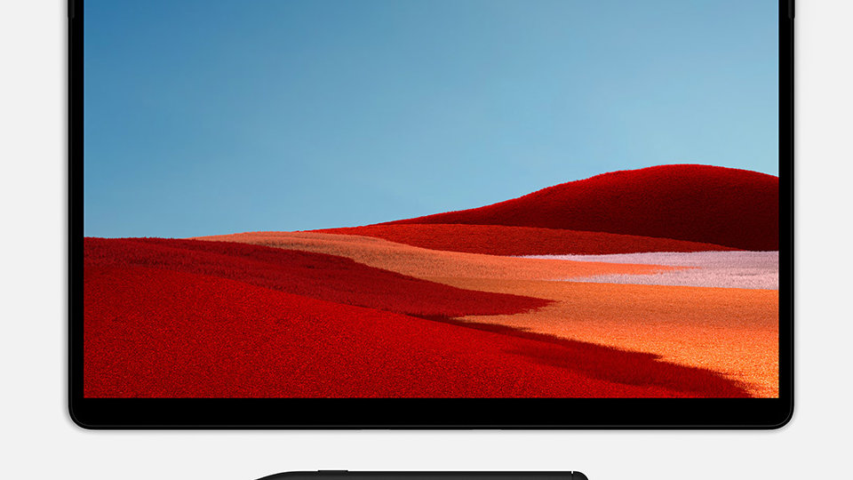 Surface Pro X and Surface Slim Pen.