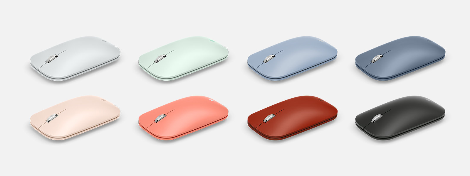 Microsoft Modern Mobile Mouse in many different colors.