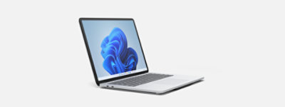 Surface Laptop Studio pour les entreprises avec l’écran et le clavier mis en évidence.