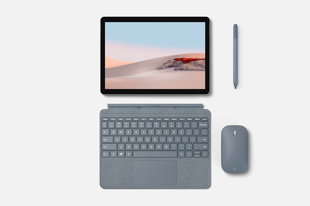 Clavier Type Cover pour Surface Go avec clavier, stylet et souris