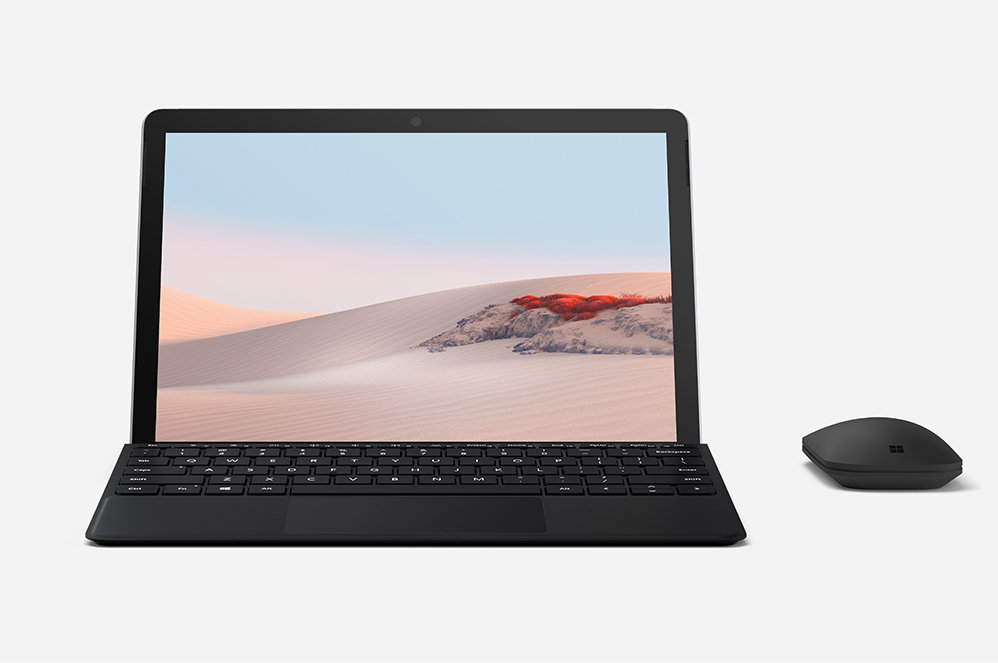 Eine Surface Mobile Mouse ist über Bluetooth mit einem Surface-Gerät verbunden.