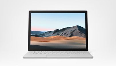 Surface Book 3 front view.