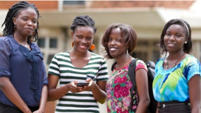 Members from the AfriGals team.