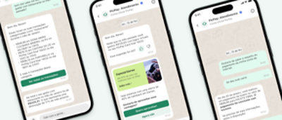 Tela de celular mostrando chat com PicPay