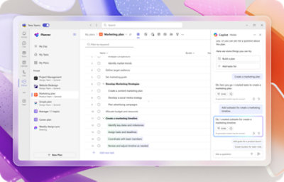 Teams Planner with copilot