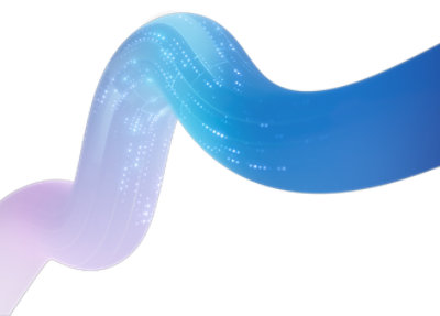 A blue and pink swirly wave.