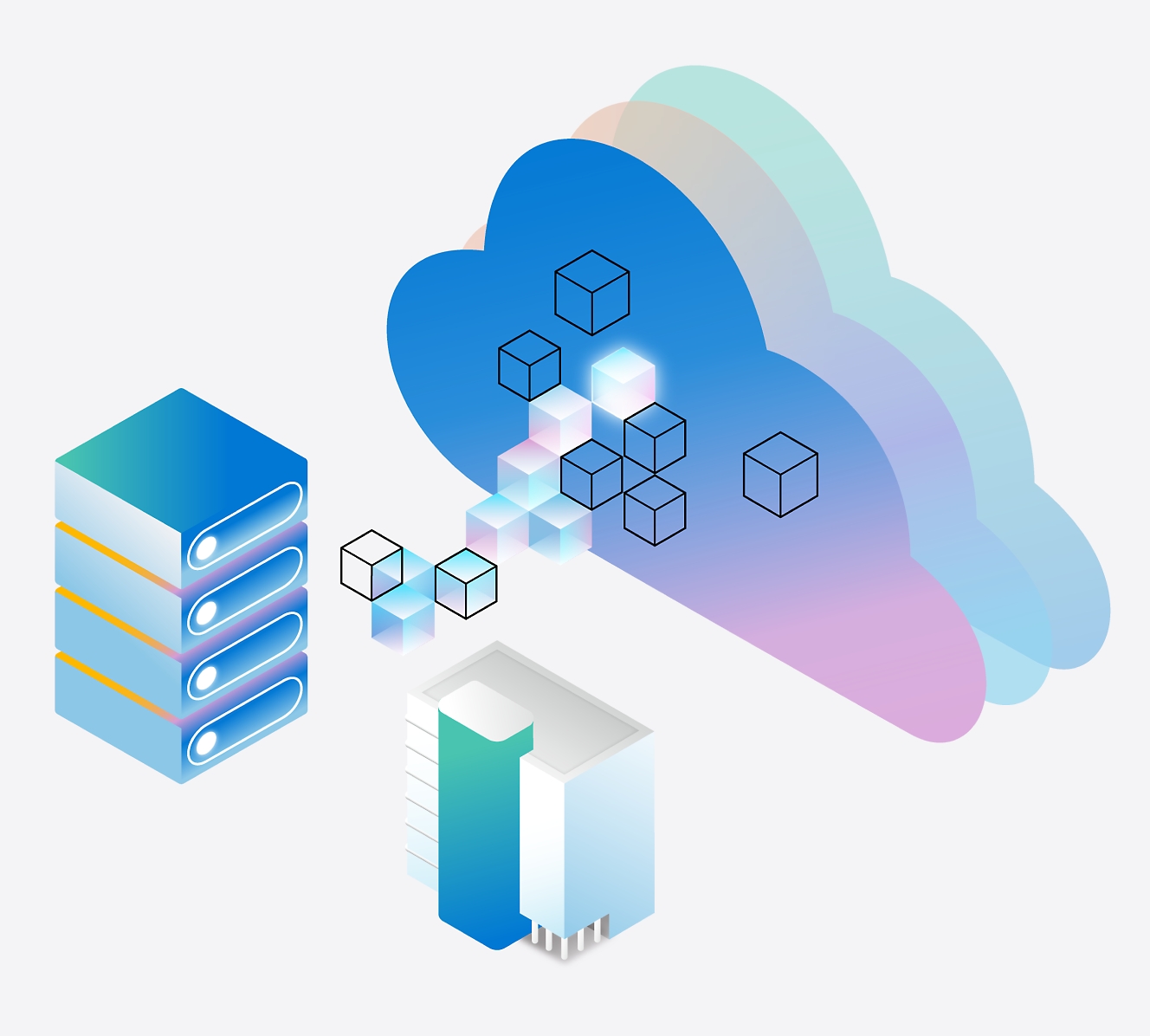 Cloud-computing en server