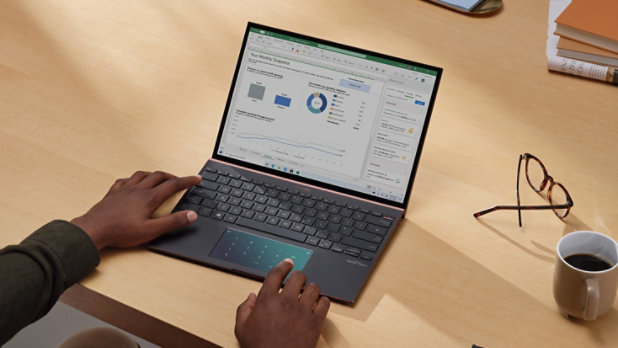 Tablet displaying Microsoft Outlook.