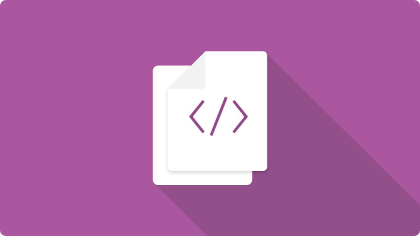 Documents icon with symbols on it.