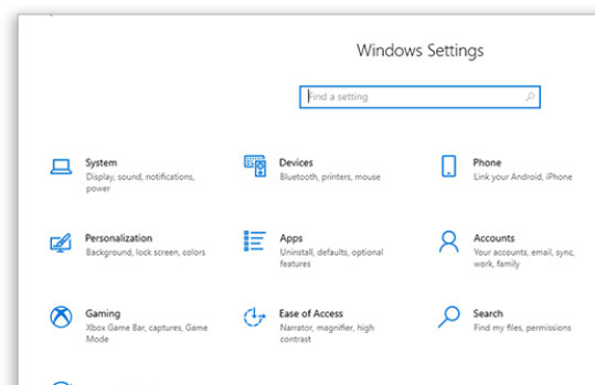 The Windows 11 settings screen