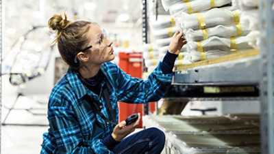 Computer hardware enclosed in recycled packaging.