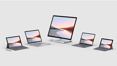 Microsoft タブレットとコンピューター