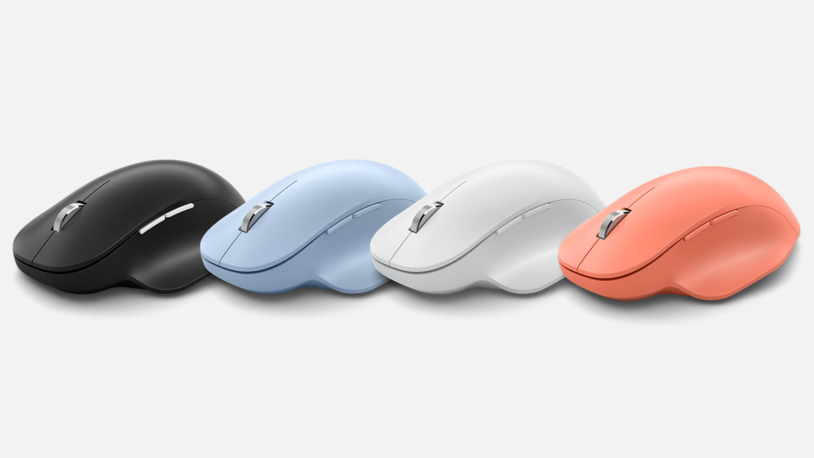 Microsoft bluetooth ergonomic mouse - souris bluetooth ergonomique - bleu  pastel MICROSOFT
