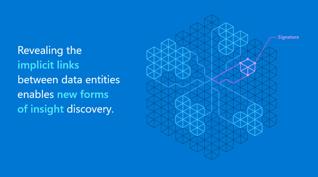 Revealing the implicit links between data entities enables new forms of insight discovery.