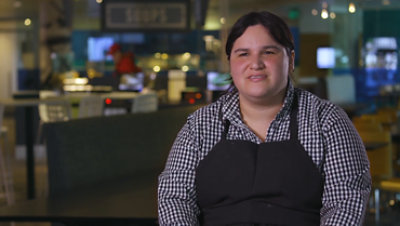 Nicole Magley, cook for Microsoft Café