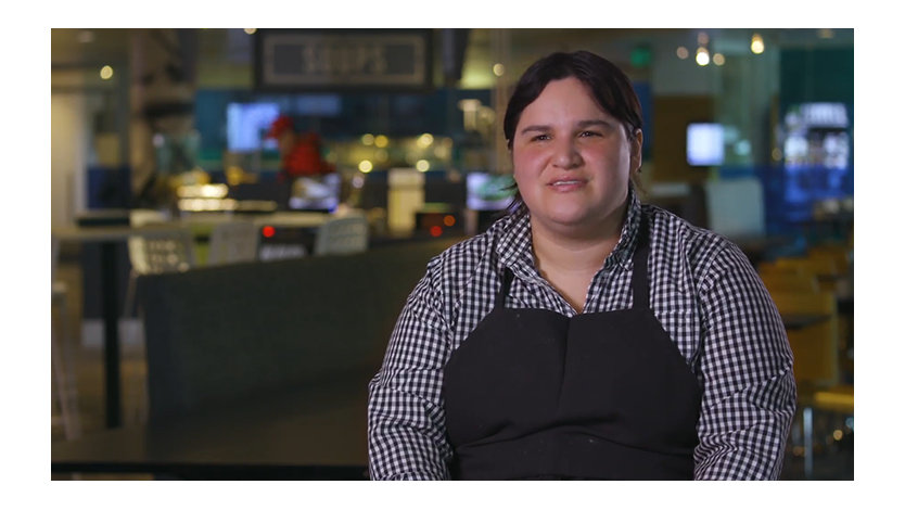 Nicole Magley, cook for Microsoft Café