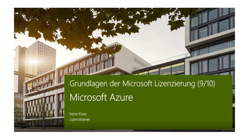 Thumbnail von YouTube Video: Grundlagen der Microsoft Lizenzierung: Microsoft Azure