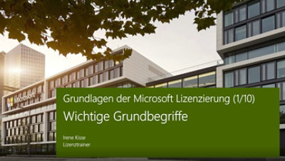 Thumbnail von YouTube Video: Grundbegriffe der Microsoft Lizenzierung Video